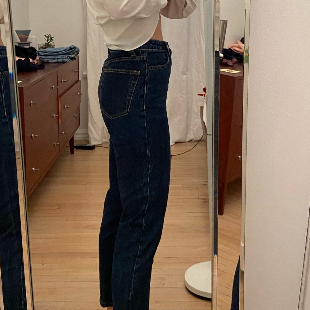 Top shop straight ankle Mom Jean size 26